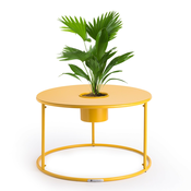 Blumfeldt Irvine, stolic za kavu s posudom za cvijece, 60 x 38,5 cm (O x V), celik premazan prahom