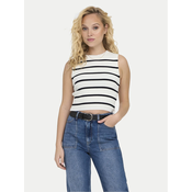 ONLY Top Majli 15255533 Écru Regular Fit
