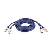 shumee Podaljševalni kabel 2x RCA cinch vtič - 2x RCA cinch vtičnica vitalco Podaljševalni kabel 2x RCA cinch vtič - 2x RCA cinch vtičnica vitalco 3,0 m (RKD290-1)