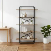 vidaXL Knjižna polica 5 ravni 100 x 35 x 175,5 cm PB Sonoma hrast