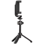 Phone extension pole tripod set PGYTECH with 1/4 adapter and cold shoe