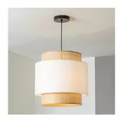 Brilagi - Viseci luster na sajli CERIA 1xE27/40W/230V precnik 40 cm crna/bež/bela