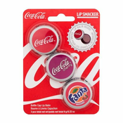 Lip Smacker Coca-Cola Bottle Cap Lip Balm Set balzam za ustnice 3 x 3 g