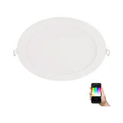 Eglo 32315 - LED RGBW prigušiva stropno ugradno svetlo FUEVA-CW LED/16W/230V prečnik 22,5 cm bela