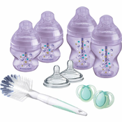 Tommee Tippee C2N Closer to Nature Anti-colic Advanced set proti kolikam Purple