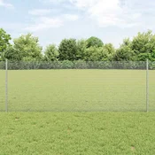 vidaXL vidaXL Varjena žičnata ograja z 22 valji srebrna 0.8x50 m jeklo, (22084353)