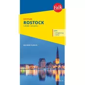 Falk Cityplan Rostock 1:21.000