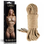 LoveToy Rebellion Reign Rustic Hemp Bondage Rope 10m