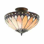 Endon 63978 - Plafonski luster Tiffany BROOKLYN 3xE27/60W/230V O 40 cm