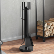 Set alata za kamin od 5 dijelova, 18 x 56 cm, celik