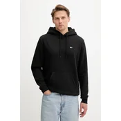 Tommy Jeans pulover s kapuco moški z bombažem