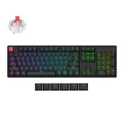 Keychron Keychron K10 QMK (Version 2) Brezžična mehanska tipkovnica RGB LED/Keychron Super Switch (Hot-Swappable) Red/K10X-J1, (22104484)