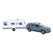 Kids Globe Traffic Volvo EX90 kov s prikolico 30cm