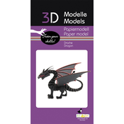 Kartonski 3D model za sastavljanje Fridolin - Zmaj