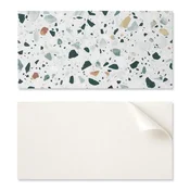 shumee Samolepilna vinilna kuhinjska plošča 100x50 cm z vzorcem kamna in delci