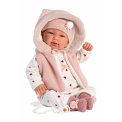 Llorens 84440 NEW BORN - realisticna lutka za bebe sa zvukom i tijelom od mekog materijala 44 cm