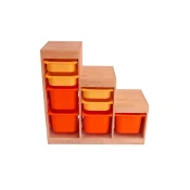 Hanah Home Komoda Oak Organizer, 32x97x42.5 cm, Hrast