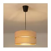 Brilagi - Viseči lestenec na kablu DUO-DUO 1xE27/60W/230V, premer 40 cm, bež/zlata