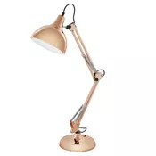 EGLO 94704 | Borgillio Eglo stolna svjetiljka 71cm sa prekidacem na kablu elementi koji se mogu okretati 1x E27 crveni bakar