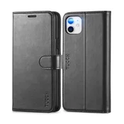 Preklopna torbica TUCCH za iPhone 11 - črna
