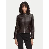 Guess Jakna iz umetnega usnja W6YL25 W2914 Temno rjava Regular Fit