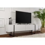 Nordure TV komoda, 180x45x30cm, Bela