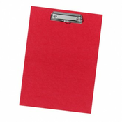 Ploča podložna kartonska sa štipaljkom, A4, crvena, Herlitz