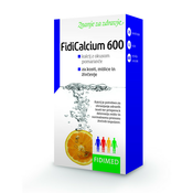 FIDIMED Fidicalcium 600, 20 šumečih tablet