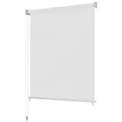 vidaXL Zunanje rolo senčilo 120x230 cm bele barve