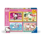 shumee 2D sestavljanka za otroke: komplet Hello Kitty, 4x100 kosov