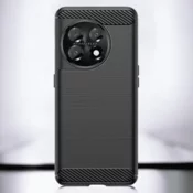 Infostyle Silikonski ovitek carbon za OnePlus 11 - Črna