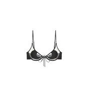 GOD SAVE QUEENS Bikini zgornji del Heartless črna