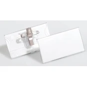 DURABLE IDENTIFIKACIJSKE KARTICE 40X75MM (8121), 25 KOS,RAVNA IGLIČNA IN KROKODIL