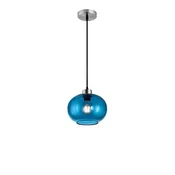 VISILICA JADE E27 1X40W TAMNO PLAVO STAKLO