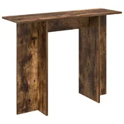 vidaXL vidaXL Konzolna miza Dimljeni Hrast 100 x 30 x 75 cm Inženirski les, (5000286086)