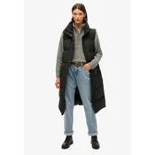 Superdry za ženske. W5011803A Proširani jopič z dolgimi črtami črne barve (M), Črna, Priložnostno, Reciklirani