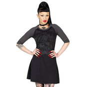 Ženska obleka KILLSTAR - Bad 2 The Bone - Black - KSRA010859