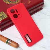 TERACELL Maska Soft Silicone za Honor X7a crvena