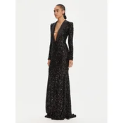 Elisabetta Franchi Večerna obleka AB-R13-56E2-V860 Črna Regular Fit
