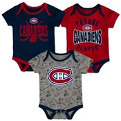 Fanatics Slam Dunk 3-Piece S/S Creeper Set Montreal Canadiens