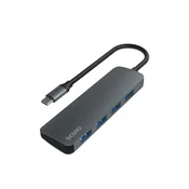 SAV SAVIO Hub USB-C - 4 x USB-A, AK-54