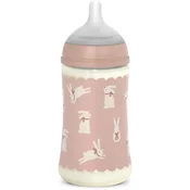 Suavinex Wonderland SX Pro Physiological Anti-Colic steklenička za dojenčke M Medium Flow 3 m+ Pink Bunny 270 ml