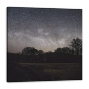 shumee Platno s tiskom Vesolje Zvezdno nebo 60x60 cm