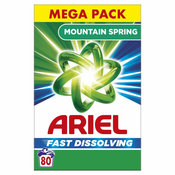 ARIEL prašak za pranje Mountain Spring (4.4kg), 80 pranja