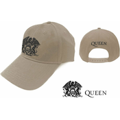 Queen Unisex Baseball Cap Black Classic Crest Sand