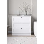 Hanah Home Komoda Terra, 75 x 77 x 42 cm, Bela