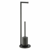WENKO 25675100 - Set za WC FERLA 18x69,5 cm crni