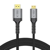 Tech-protect Ultraboost Mini HDMI / HDMI 2.1 8K kabel 2m, črn