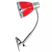 Stona lampa sa štipaljkom EL7958 crvena