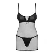 Obsessive Komplet majica in tangice Redella (gratis 1 l mehčalca Passion), L-XL